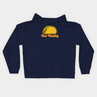 Taco Tuesday by Basement Mastermind Kids Hoodie